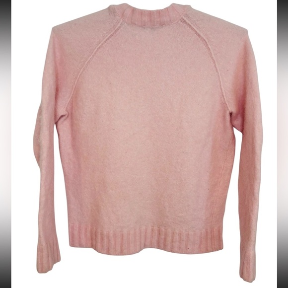 COS Soft Pink Crew Neck Wool Blend Sweater - Picture 8 of 10